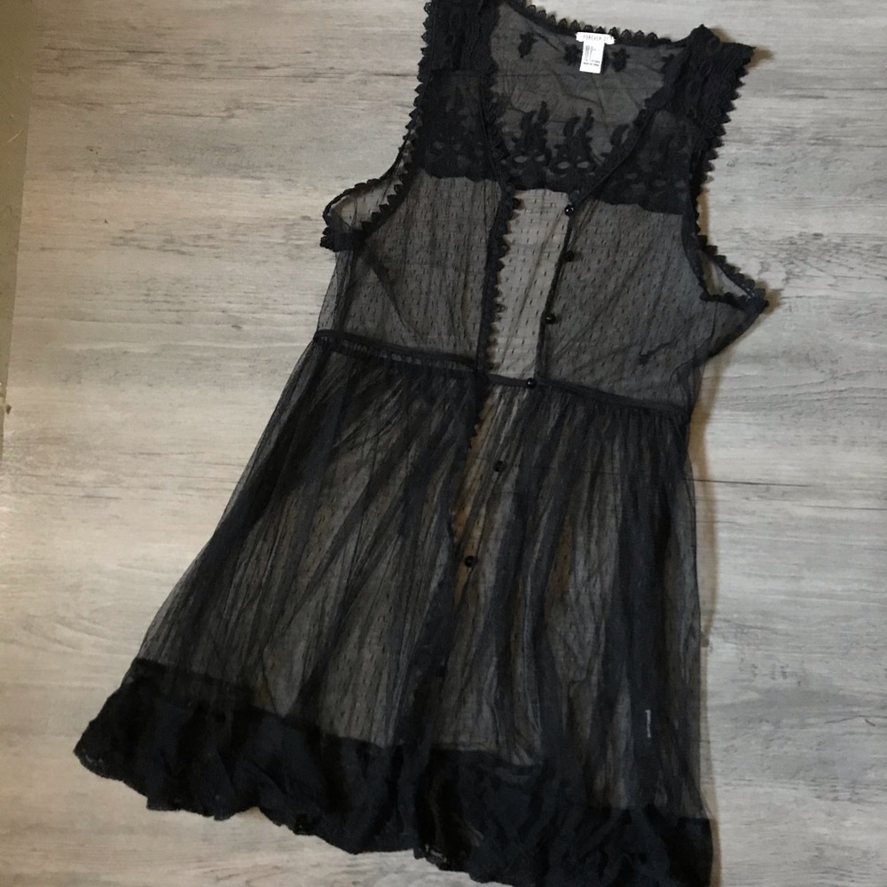 Sheer Lace Dress